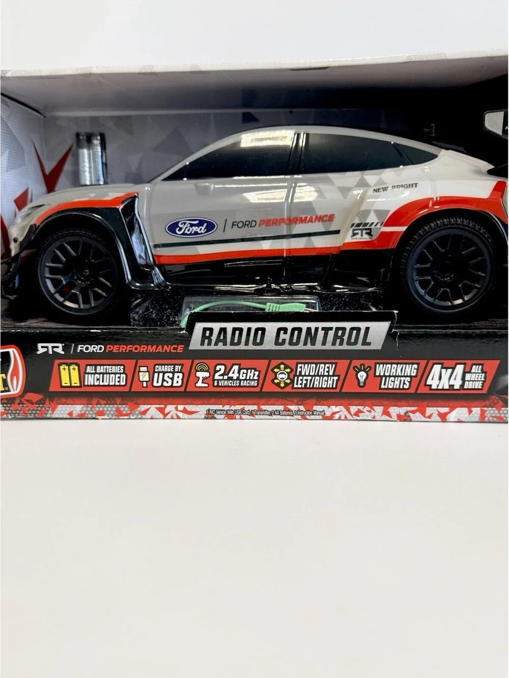 New Bright Ford Mustang Mach-E 1400 RC Car 4WD 2.4GHz USB